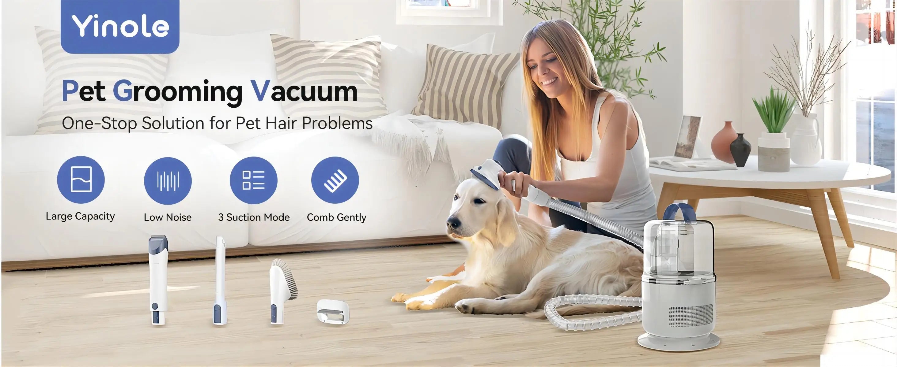 Pet Grooming Vacuum Pro Kit